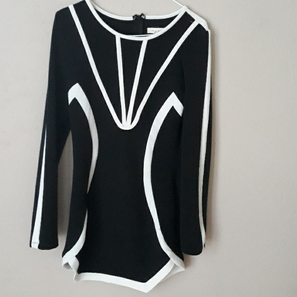 Black and white dress